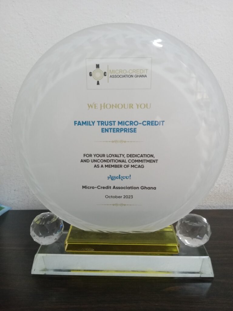 Micro Credit Association Ghana honours Family Trust Micro Credit